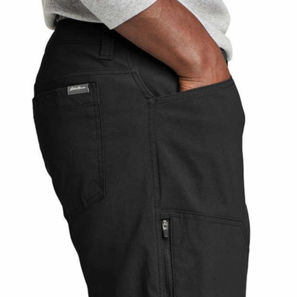 Eddie Bauer Men's Fleece Lined‎ Pant Black